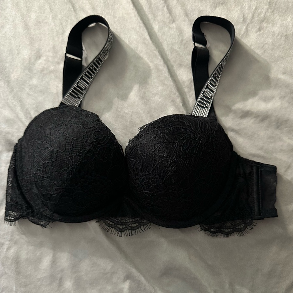 VS bombshell shine strap bra